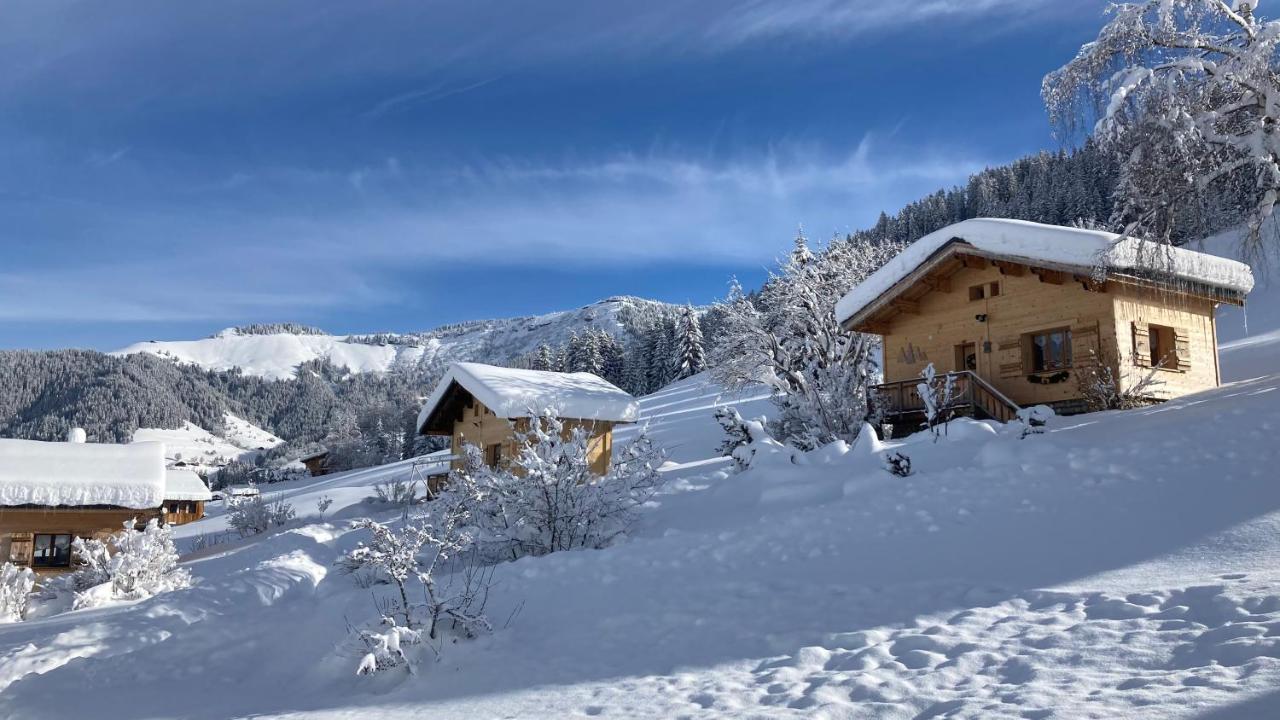 Chalets Savoie Les Chalets D'Heidi Notre-Dame-de-Bellecombe Exterior foto