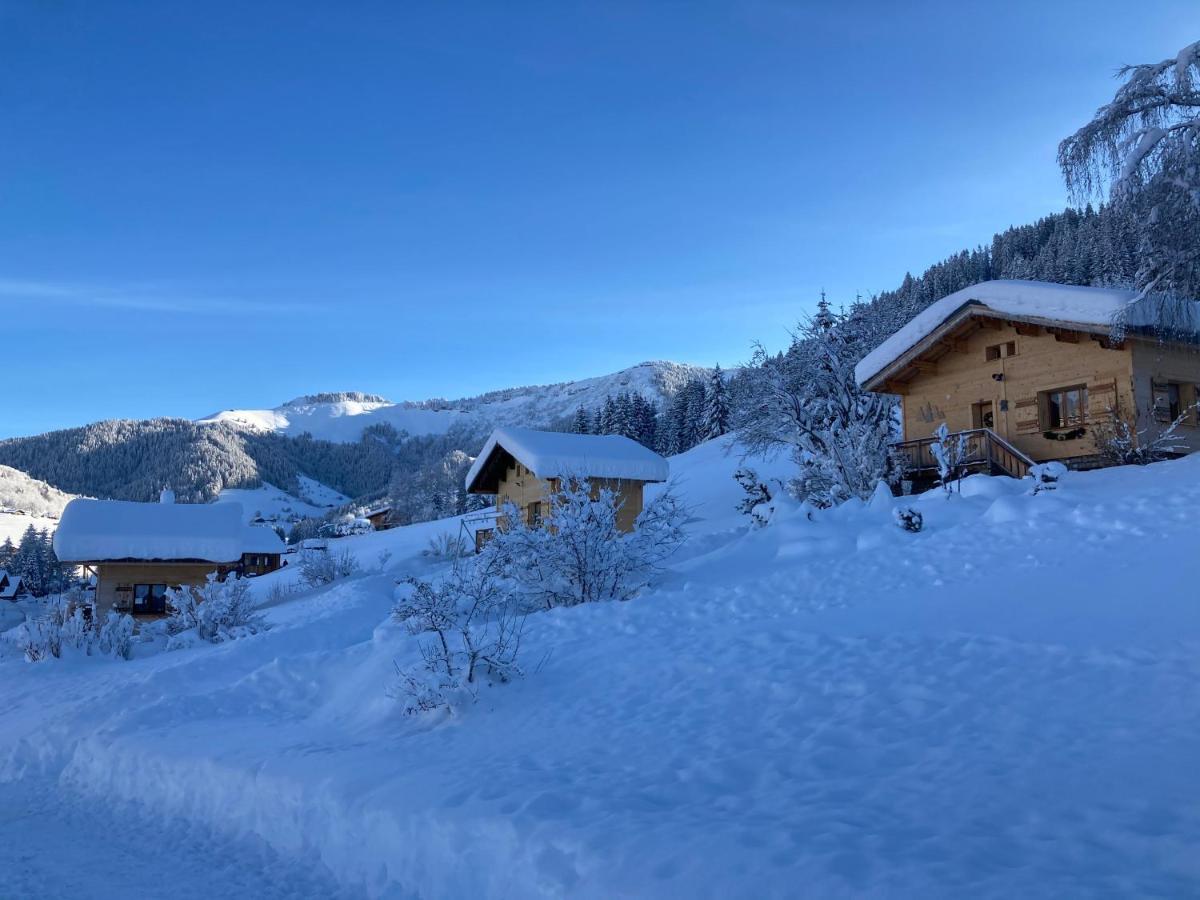 Chalets Savoie Les Chalets D'Heidi Notre-Dame-de-Bellecombe Exterior foto