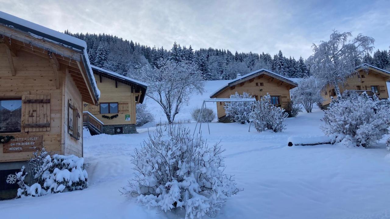 Chalets Savoie Les Chalets D'Heidi Notre-Dame-de-Bellecombe Exterior foto