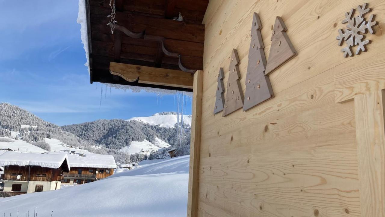Chalets Savoie Les Chalets D'Heidi Notre-Dame-de-Bellecombe Exterior foto