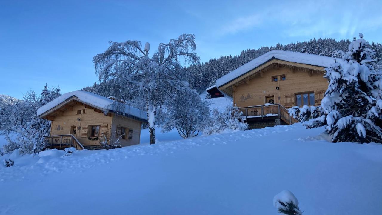 Chalets Savoie Les Chalets D'Heidi Notre-Dame-de-Bellecombe Exterior foto